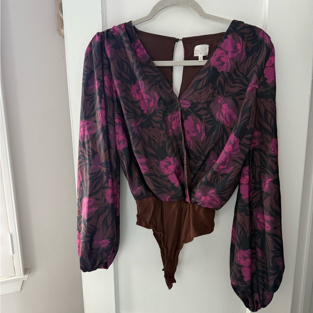 VICI Dark Floral Bodysuit